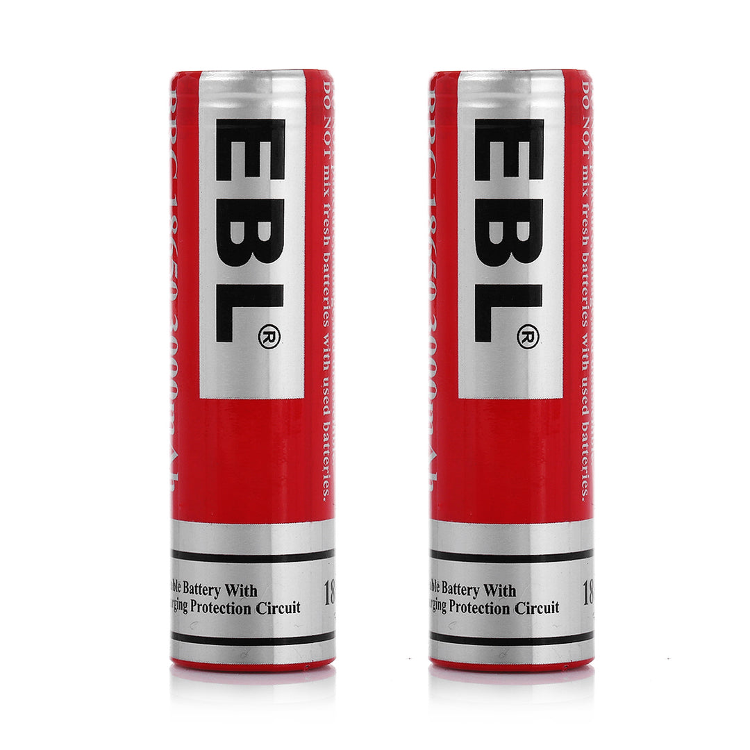 Buy EBL 18650 Flat Top Rechargeable Batteries for Vaping- EBLOfficial