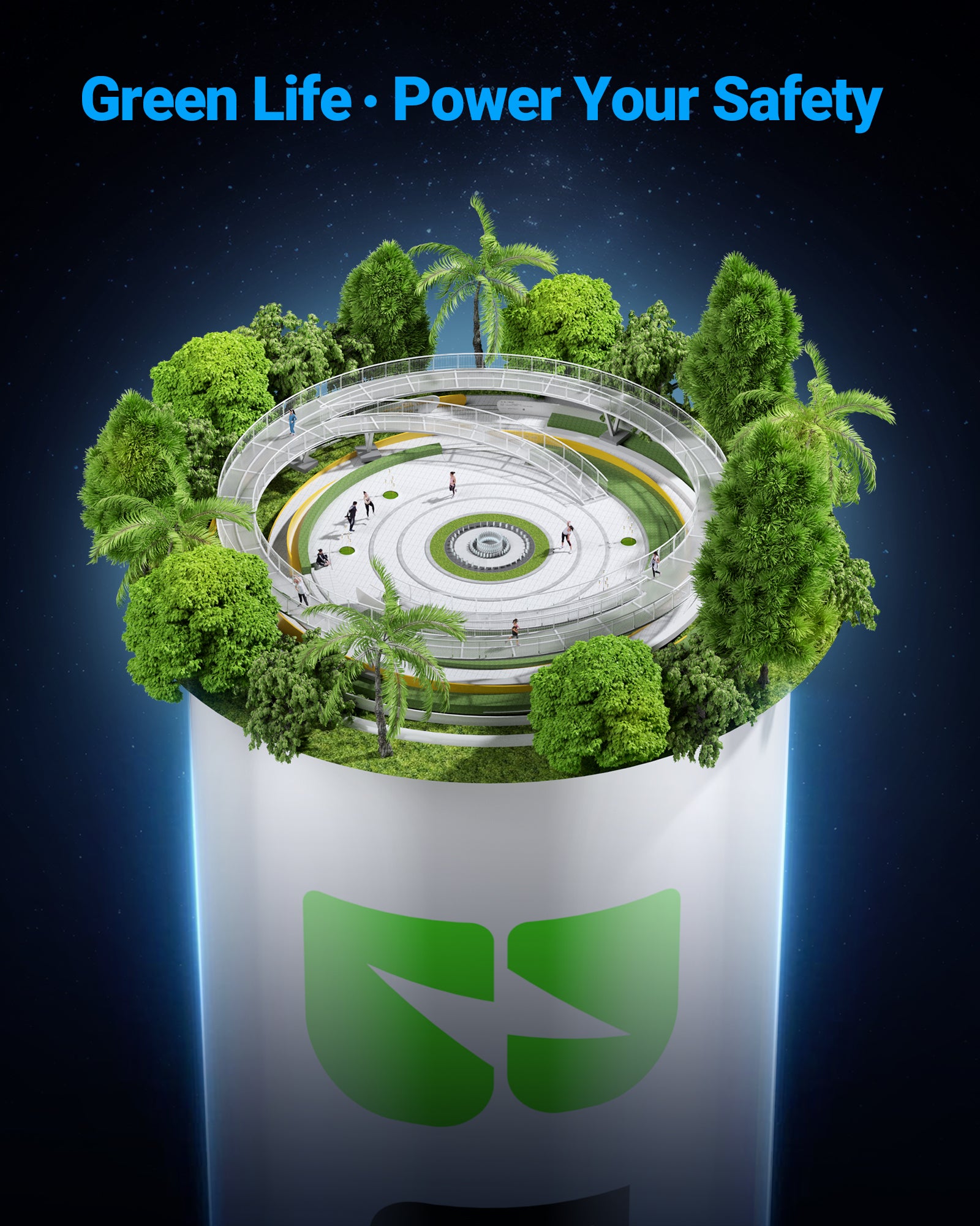 Paquete de 20 pilas alcalinas EBL AA de 1,5 V