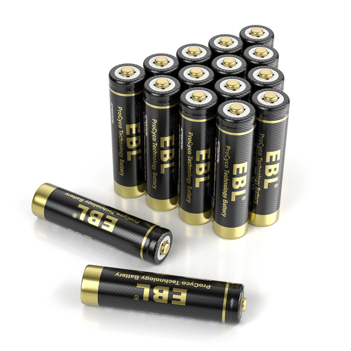 EBL Gold Pro Rechargeable AAA Batteries