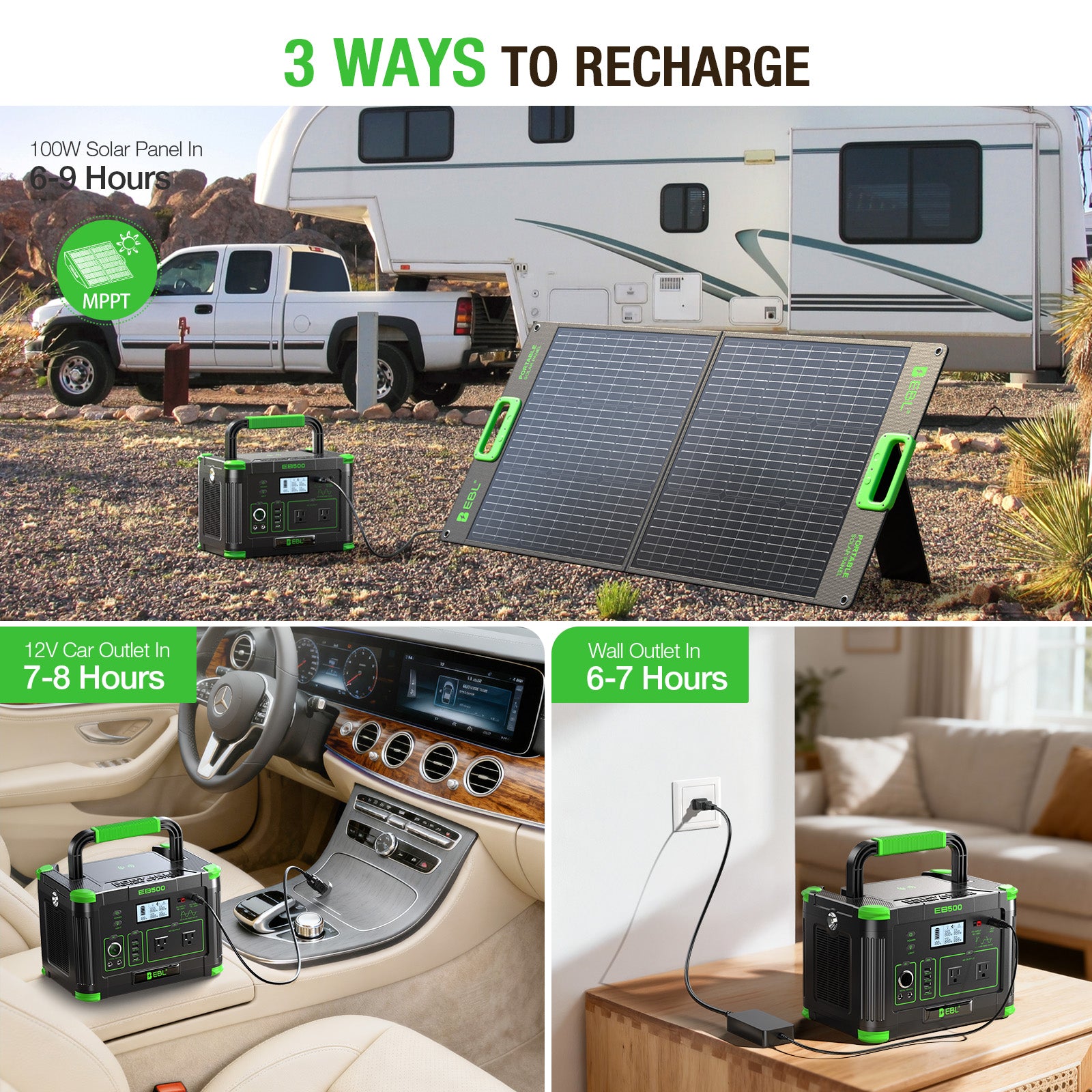 EBL Portable Power Station 500W