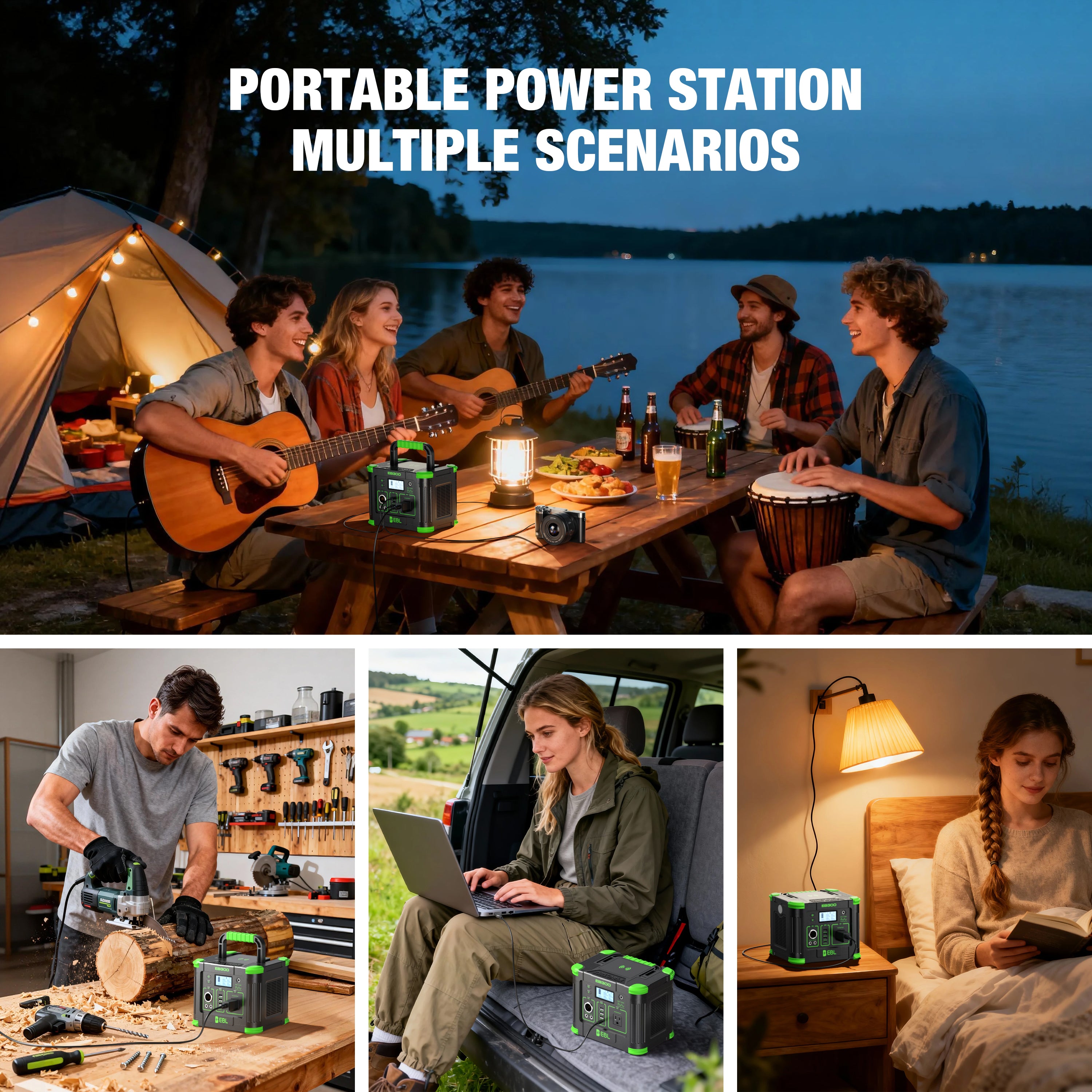 Central eléctrica portátil EBL Voyager 330
