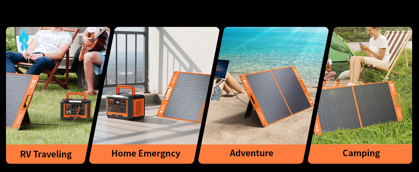 EBL 100W solar panel 
