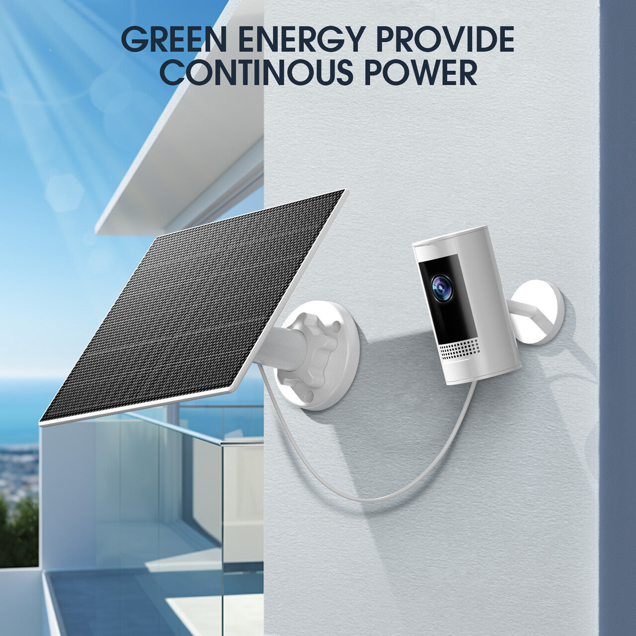 EBL Solar Panel Compatible 2nd & 3rd Gen Upgraded