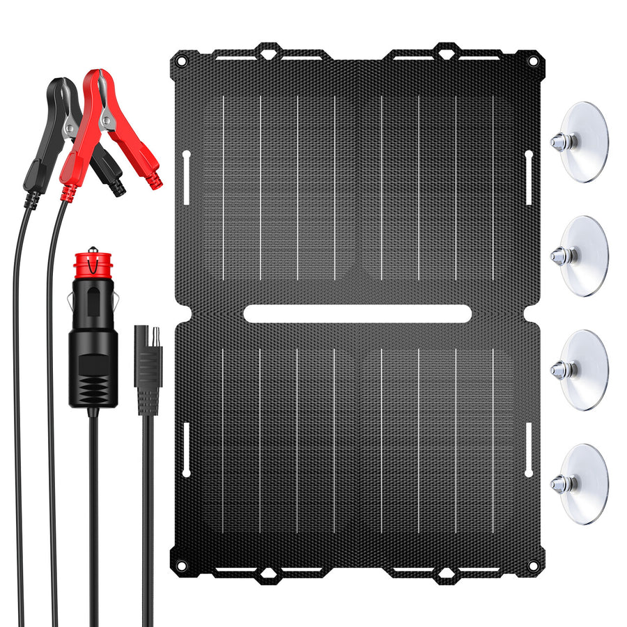 EBL 25W Solar Panel Maintainer for Car