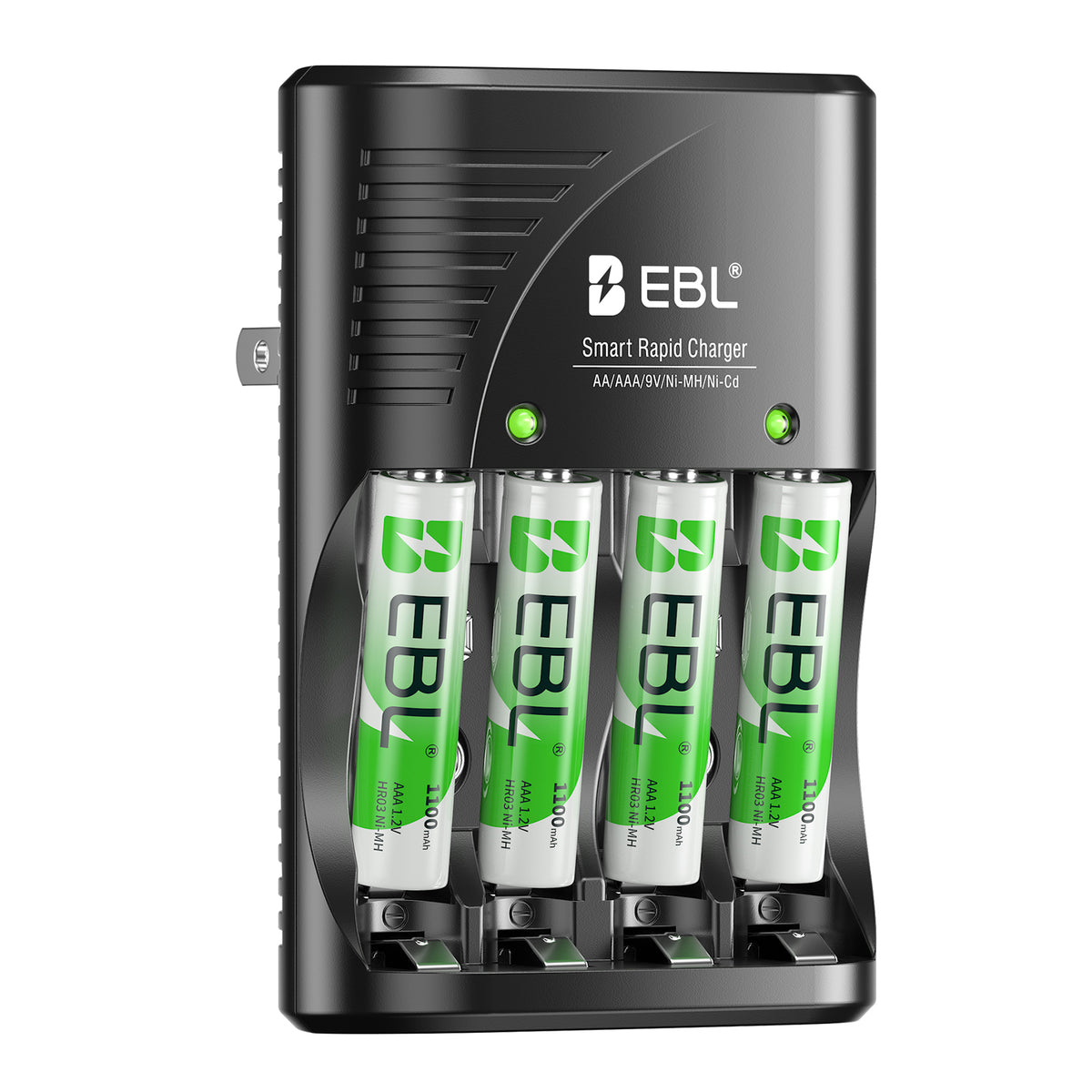 EBL 802 Smart Charger With AA AAA Rechargeable Batteries Kit
