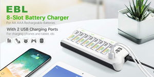 EBL 808U AA AAA Battery Charger