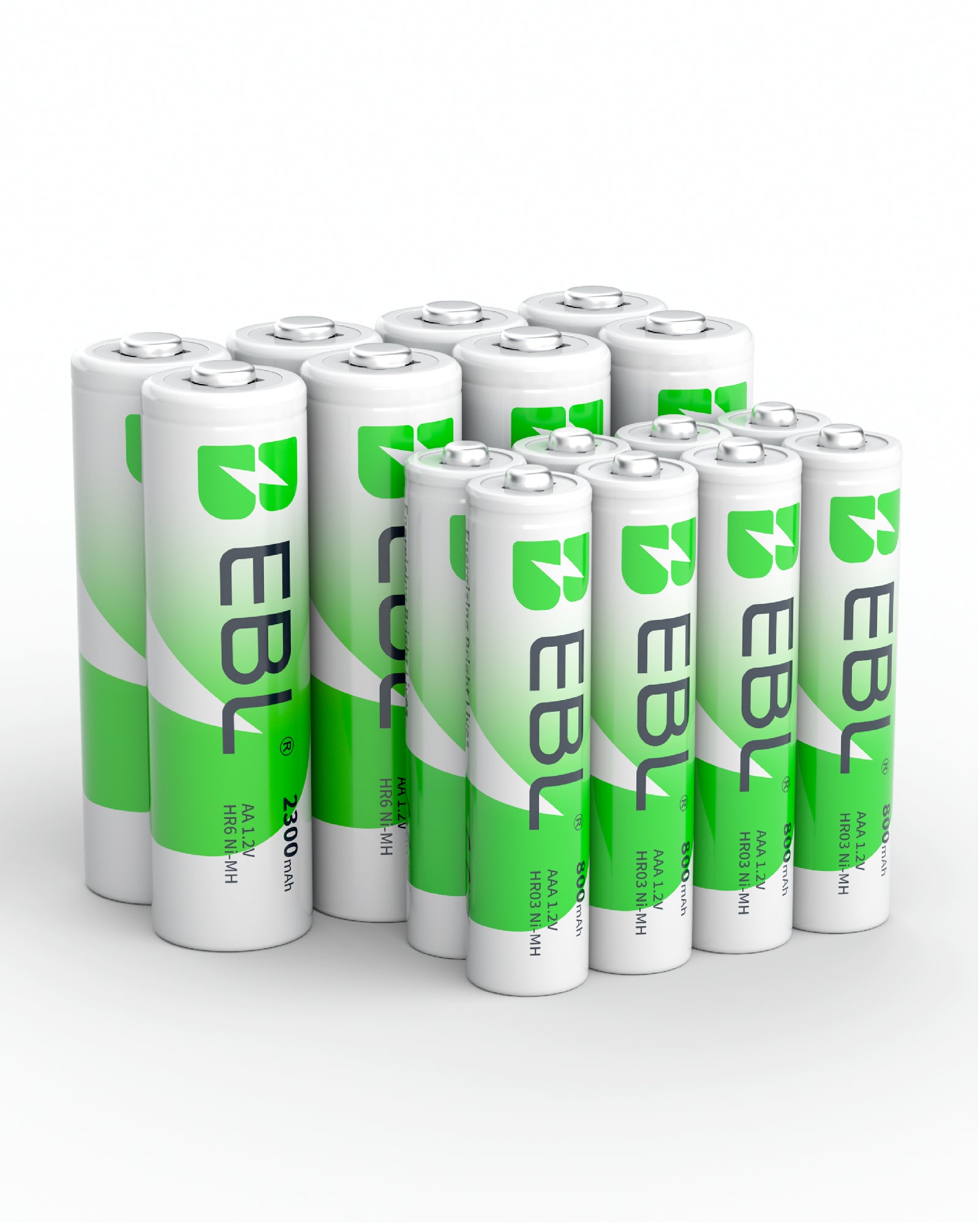 EBL AA AAA Rechargeable Batteries Combo