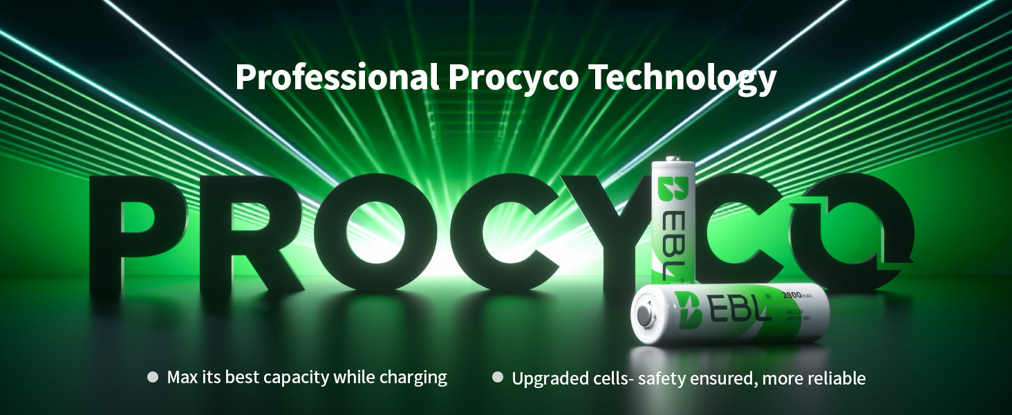 EBL AA AAA Rechargeable Batteries Combo