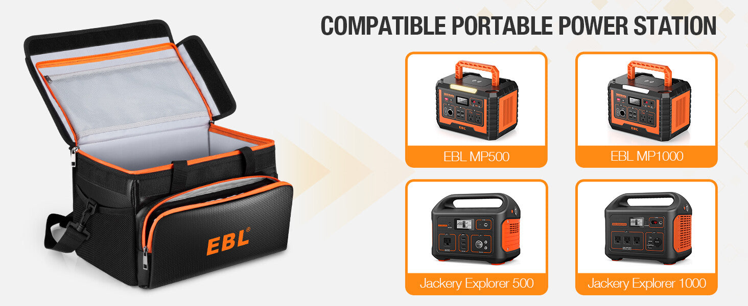 EBL Fireproof and Waterproof Power Station Bag