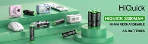 HiQuick AA Ni-MH Rechargeable batteries 2800mAh
