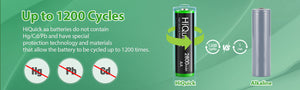 HiQuick AA Ni-MH Rechargeable batteries 2800mAh