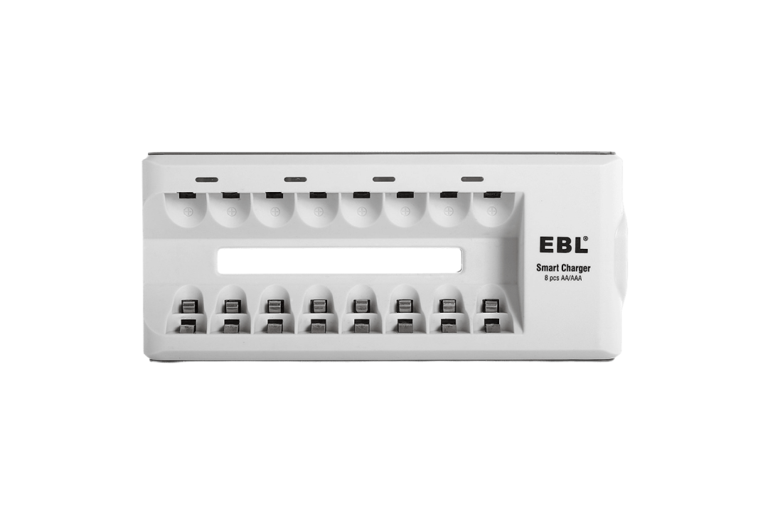 EBL 8-Bay 808 AA AAA Ni-MH Ni-Cd Battery Charger