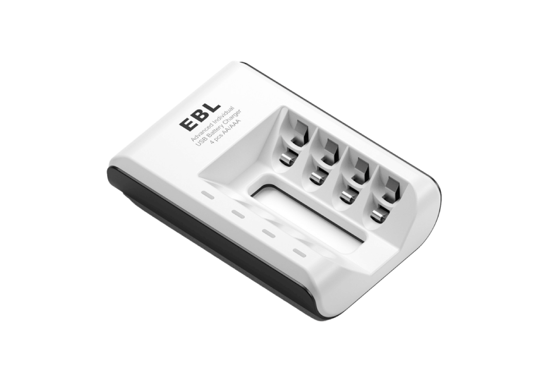 EBL 807 4-Bay Smart AA AAA AAAA Ni-MH Ni-Cd Battery Charger