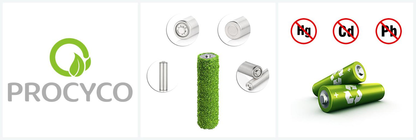 EBL 10Pcs Rainbow AAA Rechargeable Batteries