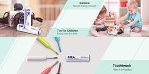 EBL 1.5V AA Lithium Iron Batteries 3000mAh (Non-Rechargeable)