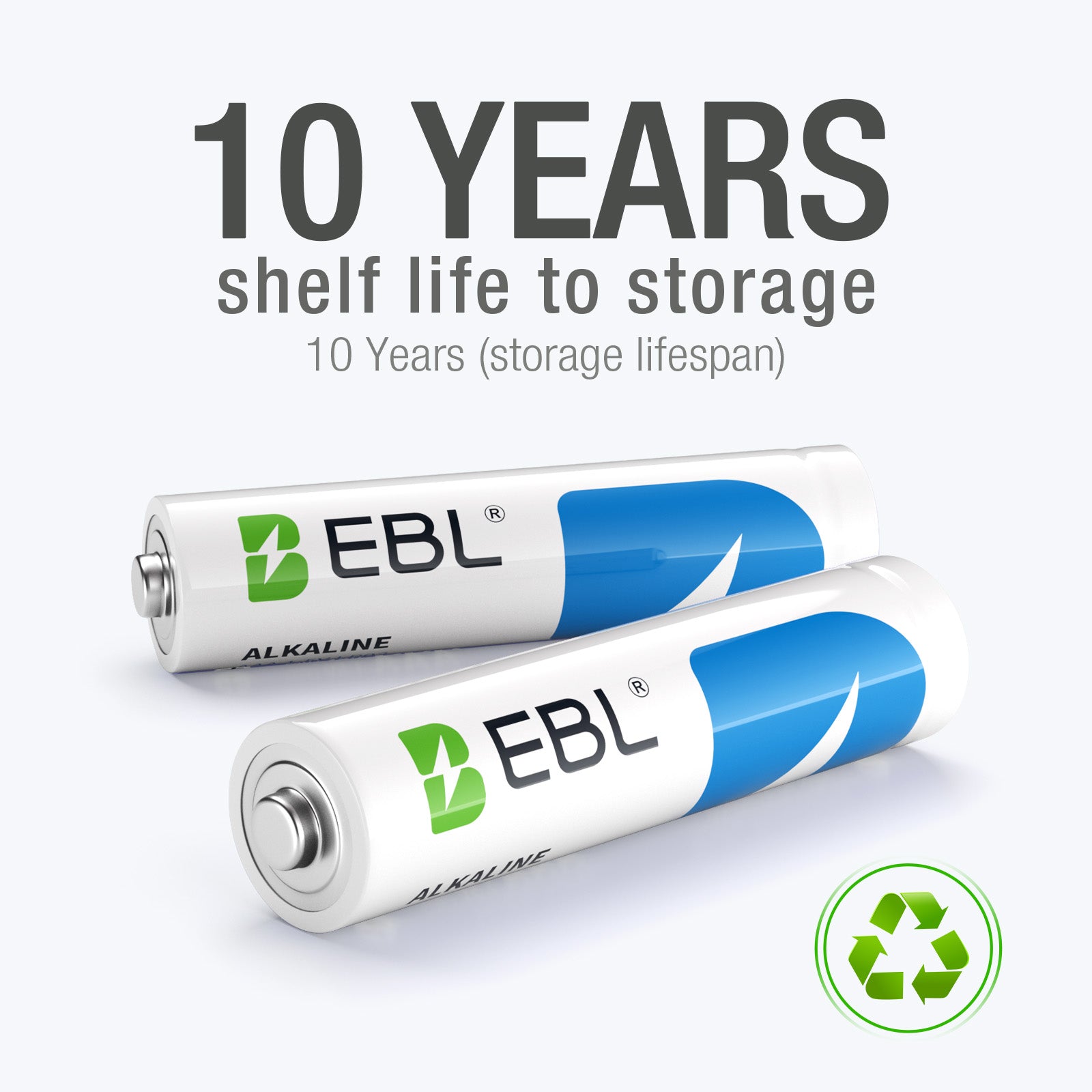 EBL AAA Batteries 8 Pack, 1.5V Alkaline Triple A Batteries