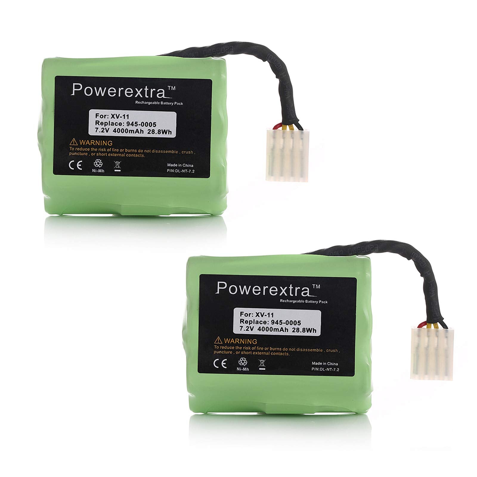 2-Pack 4000mAh Battery for Neato XV Series Robotic Vacuum