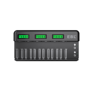 EBL 12+2 Bay Universal Battery Charger for AA AAA C <a href=