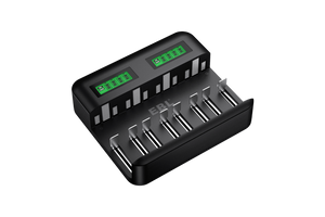 EBL C9008 8 Bay LCD Universal Battery Charger