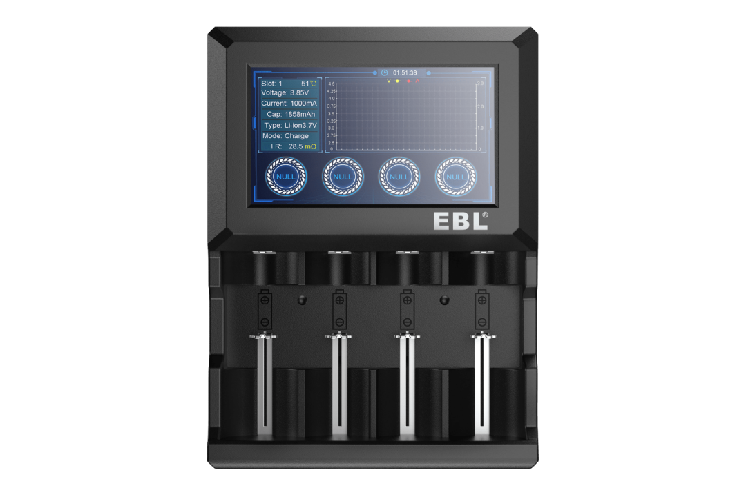 EBL TC-X Pro Touch LCD Universal Battery Charger