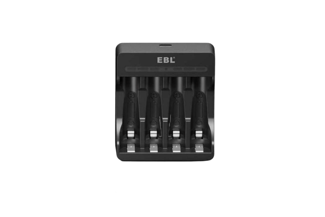 EBL 4 Slots Smart 1.5V AA AAA Lithium Battery Charger