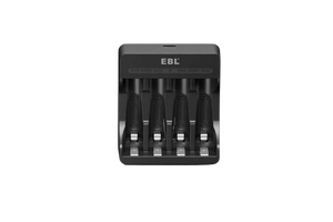 EBL 4 Slots Smart 1.5V AA AAA Lithium Battery Charger