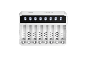 EBL FY-808 8-Bay Individual AA AAA Ni-MH Ni-CD Battery Charger