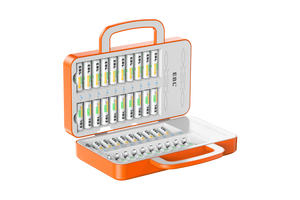 EBL 40 Slot Battery Charger Box For AA AAA Ni-MH Ni-CD Batteries