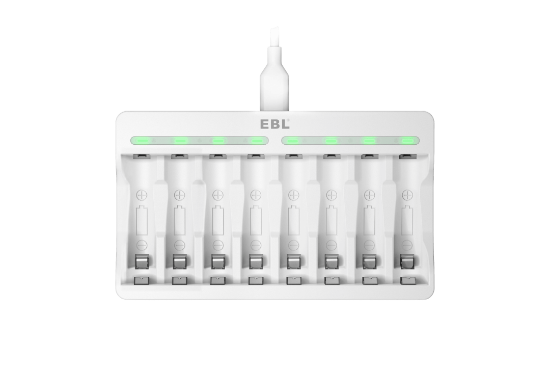 EBL C9010N 8 Bay AA AAA Ni-MH Smart Battery Charger