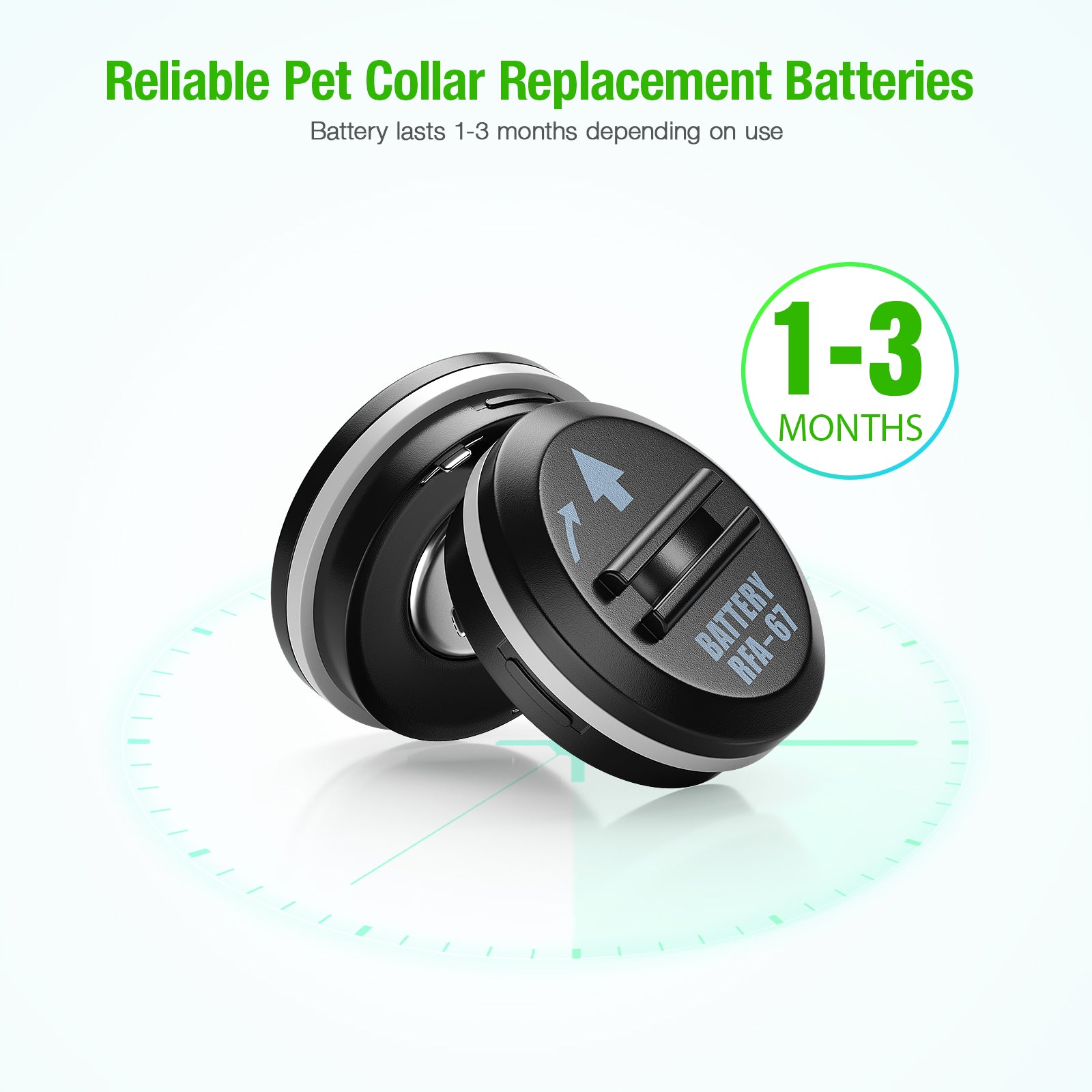 EBL 6V Batteries For PetSafe RFA-67 6Volt Pet Collar Battery Fence Bark Collar , 20PCS