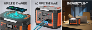 EBL Portable Power Station Voyager 1000
