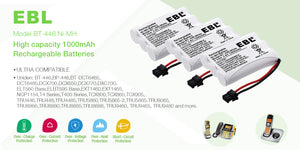EBL BT-446 Rechargeable Cordless Phone Replacement Batteries