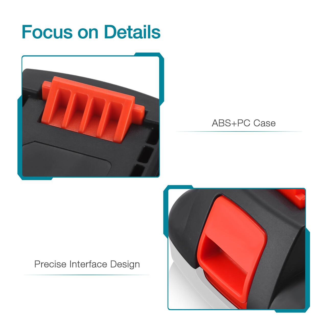 Upgraded 2 Pack 20v Max 3600mAh Replace Battery for Black and Decker