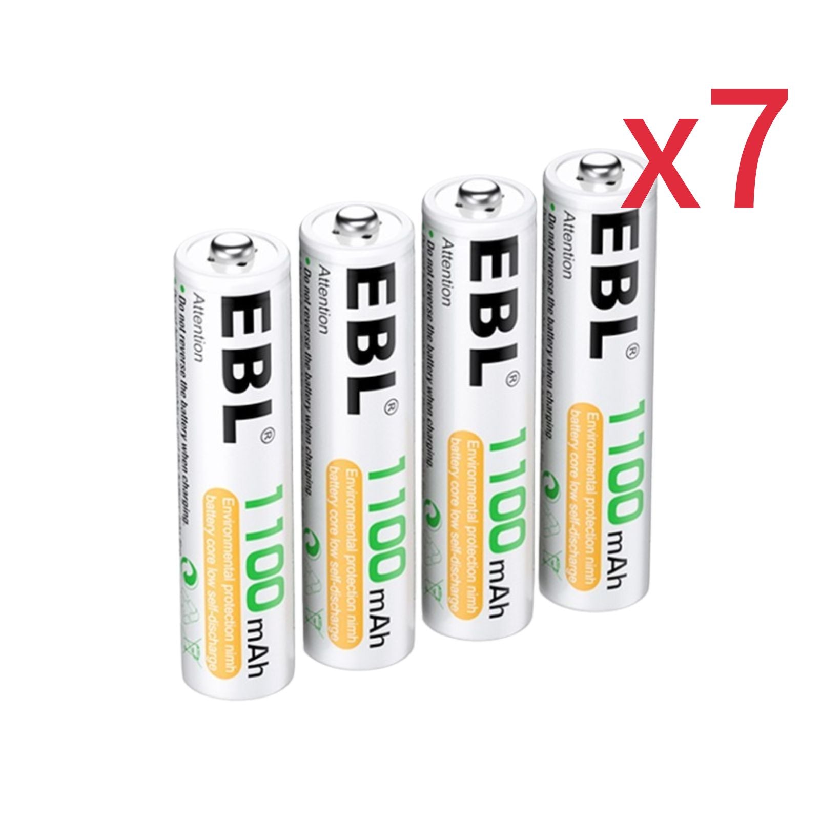EBL AAA Rechargeable Ni-MH Batteries 1100mAh - EBLOfficial