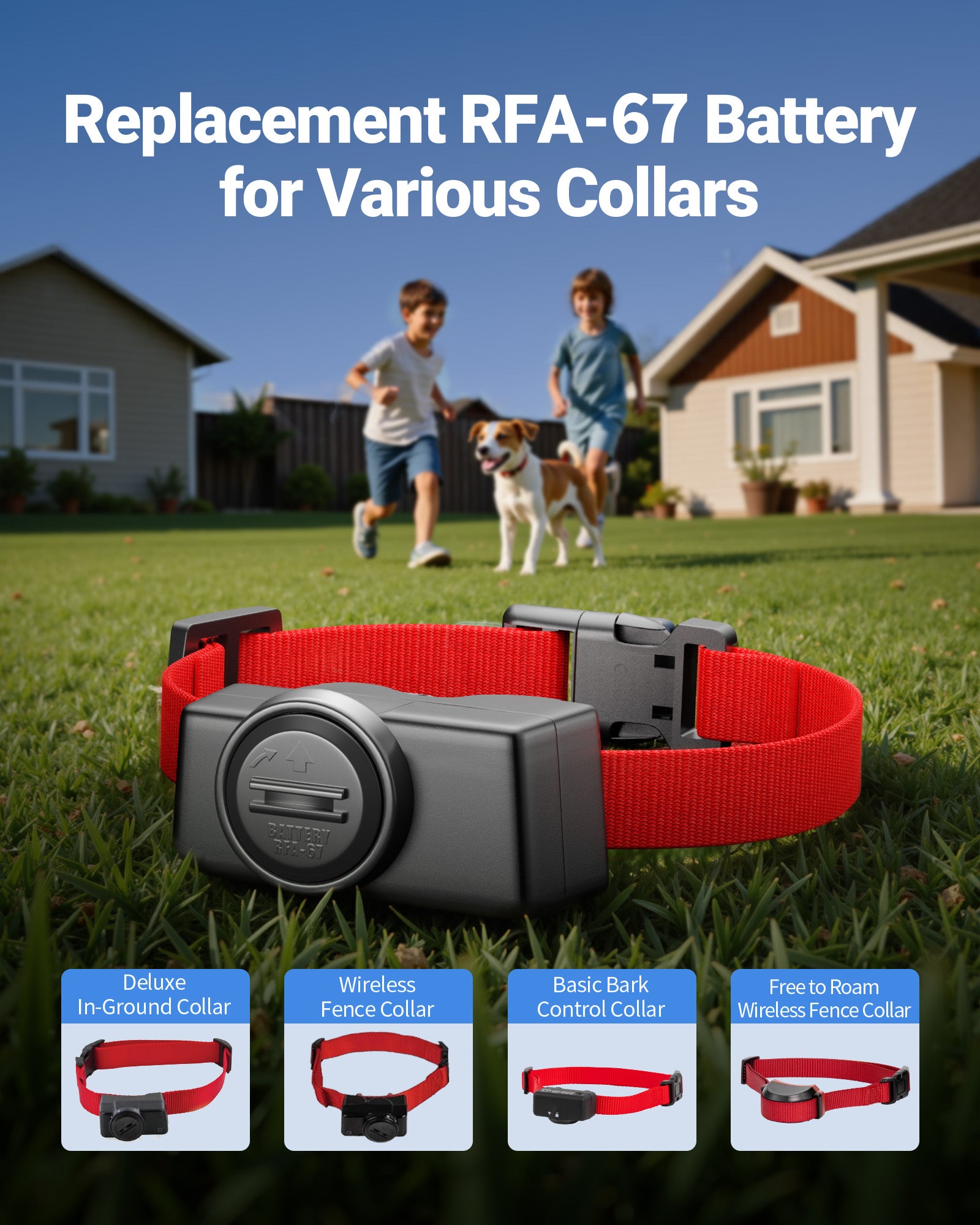 EBL RFA-67 6 Volt Pet Collar Replacement Batteries