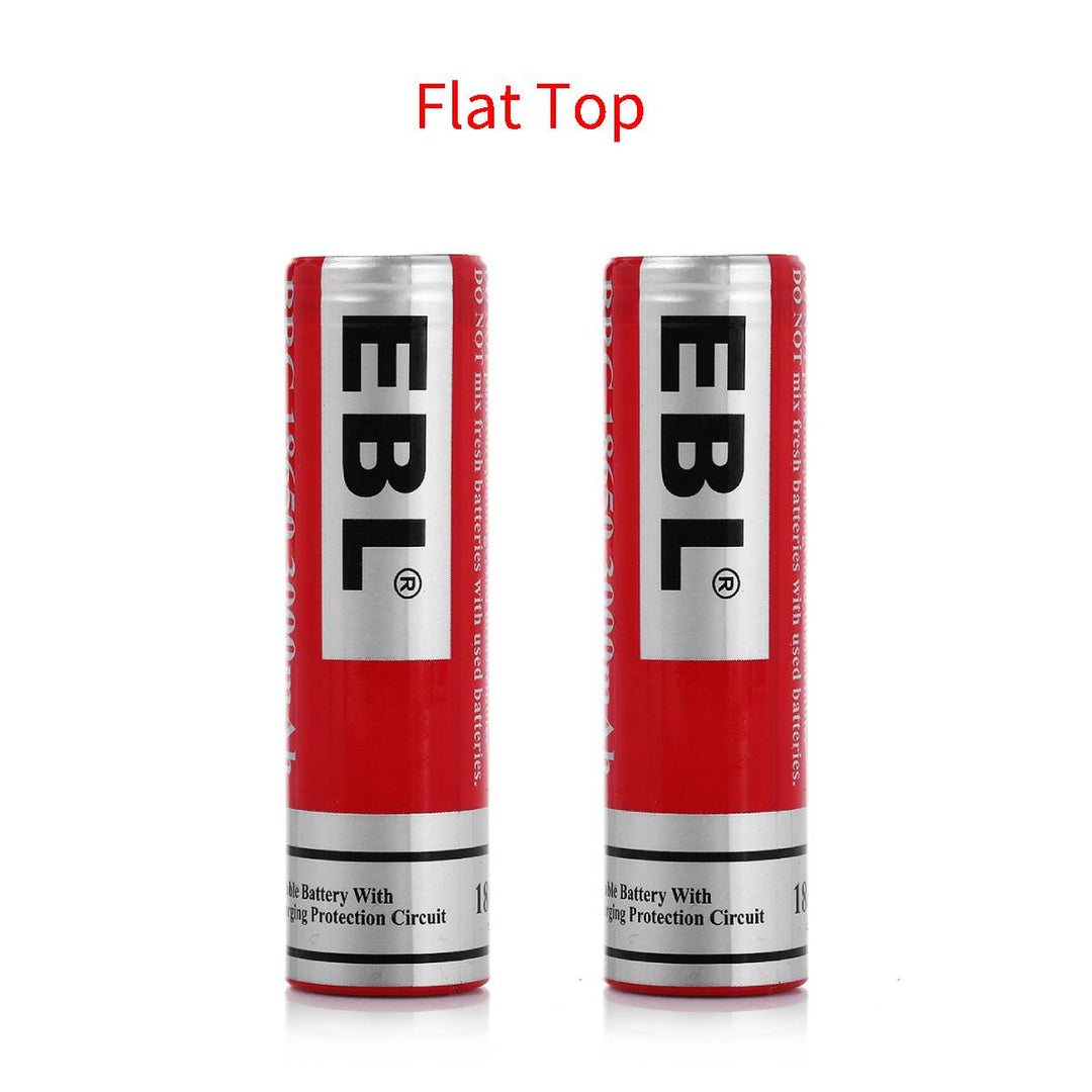 Flat Top 18650 battery