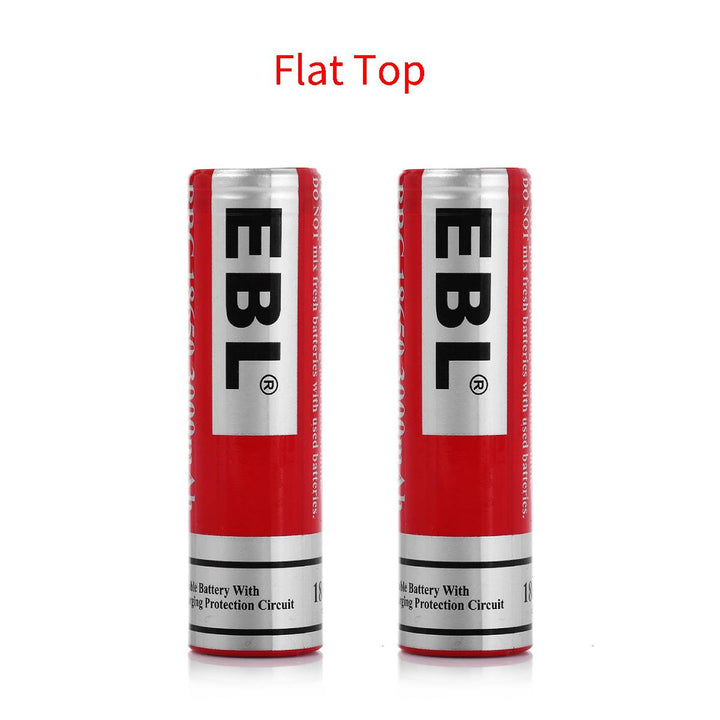 Flat Top 18650 battery