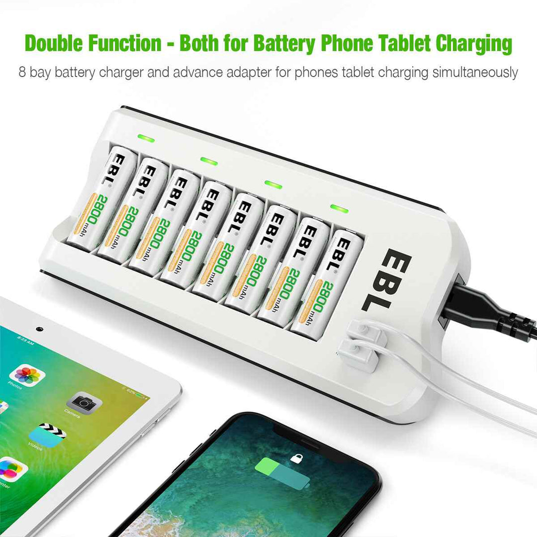 EBL AA Batteries and AA AAA Battery Charger