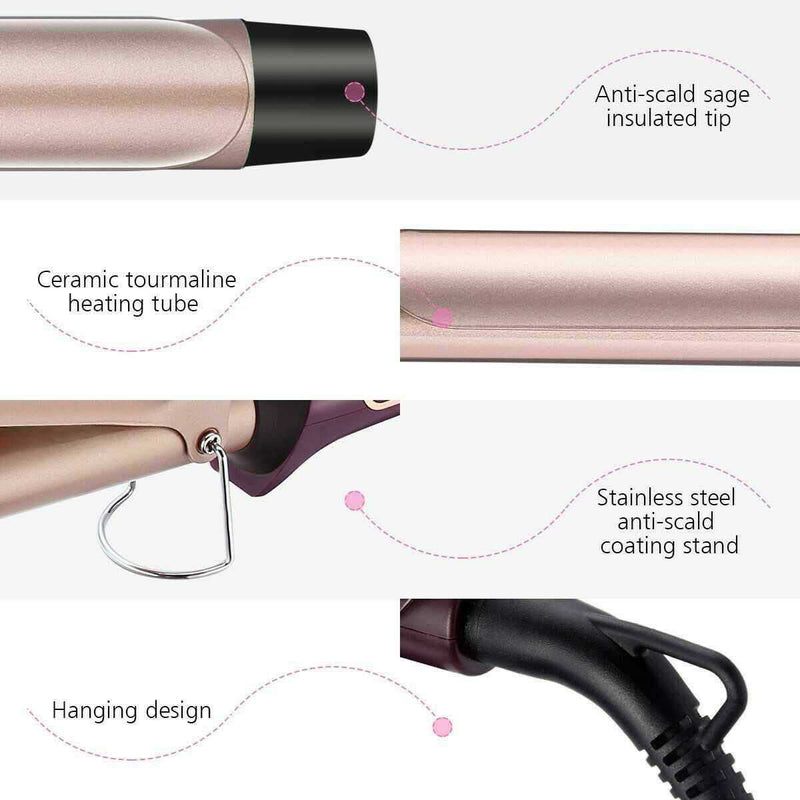 Ceramic Hair Curler Wand Set Styling Curling Iron Roller Professional Curve Hair Tools