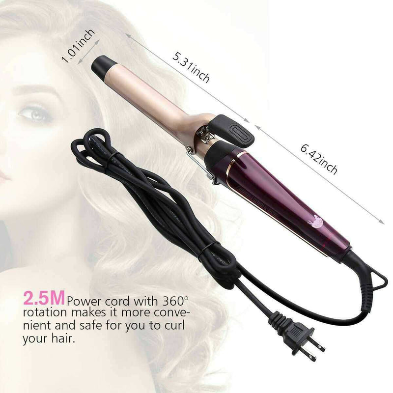 Ceramic Hair Curler Wand Set Styling Curling Iron Roller Professional Curve Hair Tools