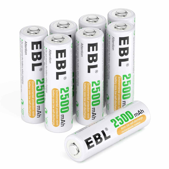 EBL AA Rechargeable Batteries 2500mAh