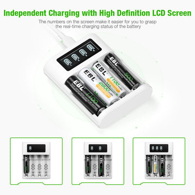 aa aaa battery and charger