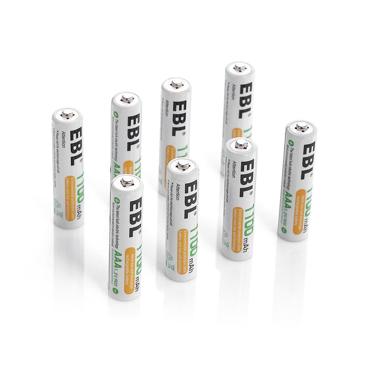 EBL AAA Rechargeable Ni-MH Batteries 1100mAh - EBLOfficial