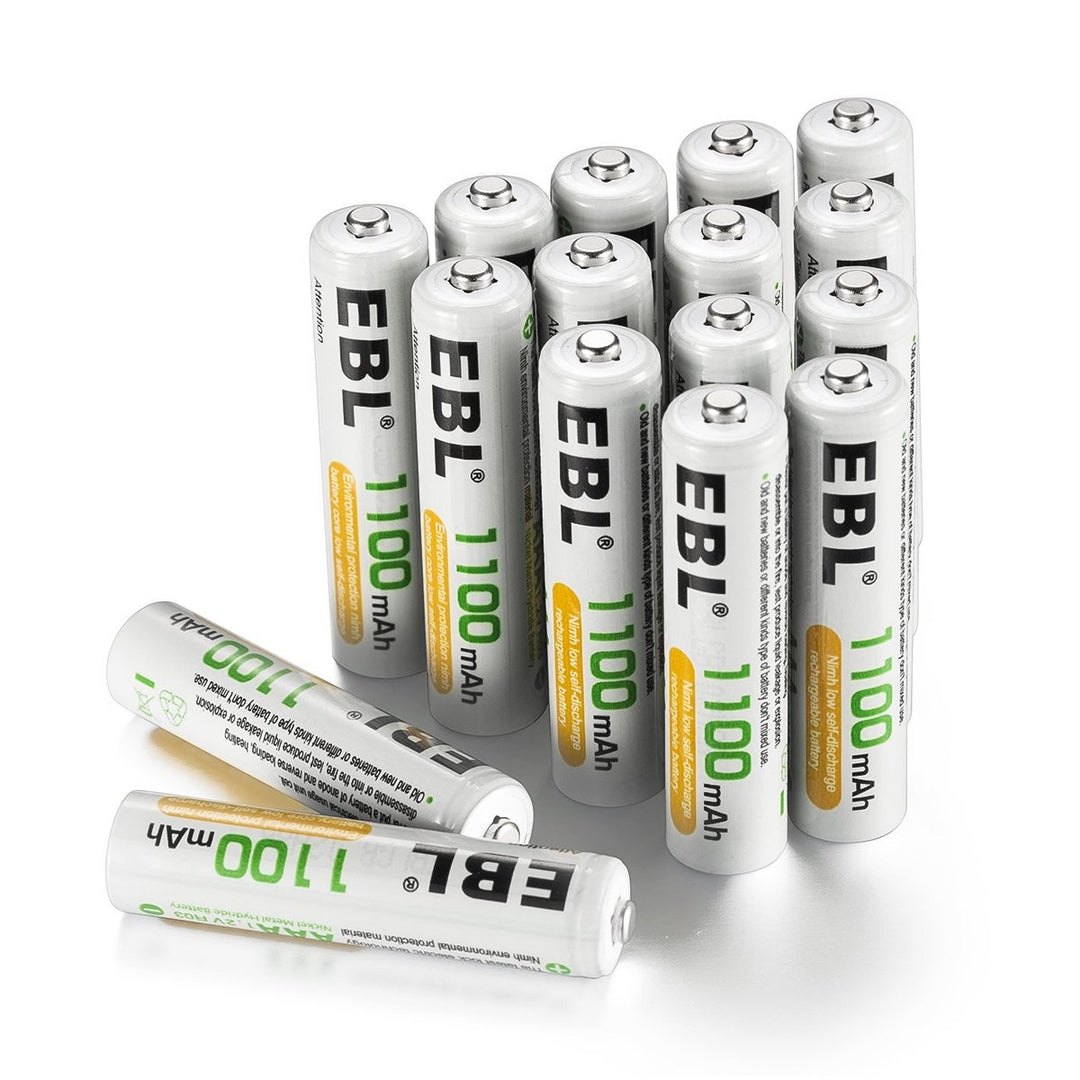 EBL 8-Pack 1.2v AAA Battery Ni-MH 1100mAh Rechargeable Batteries