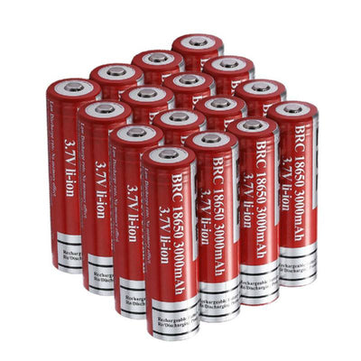 EBL BRC 18650 3000mAh Li-ion Battery,24 Counts 
