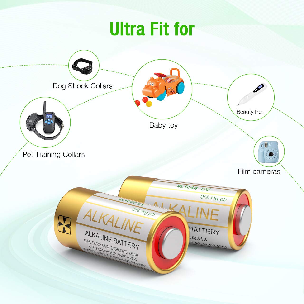 EBL 4LR44 battery for Dog Collars - EBLOfficial