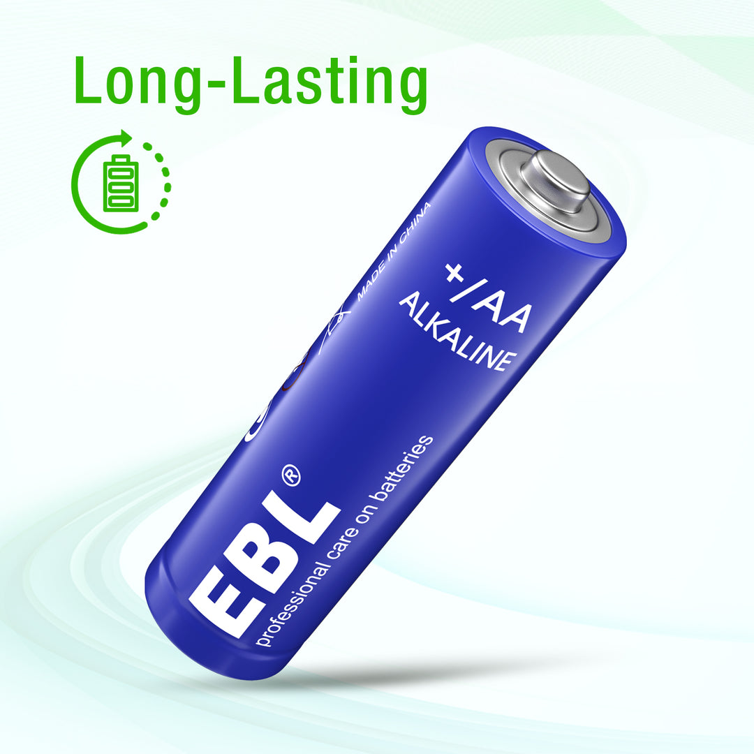 EBL 1.5v AA Alkaline Batteries 28 pack - EBLOfficial