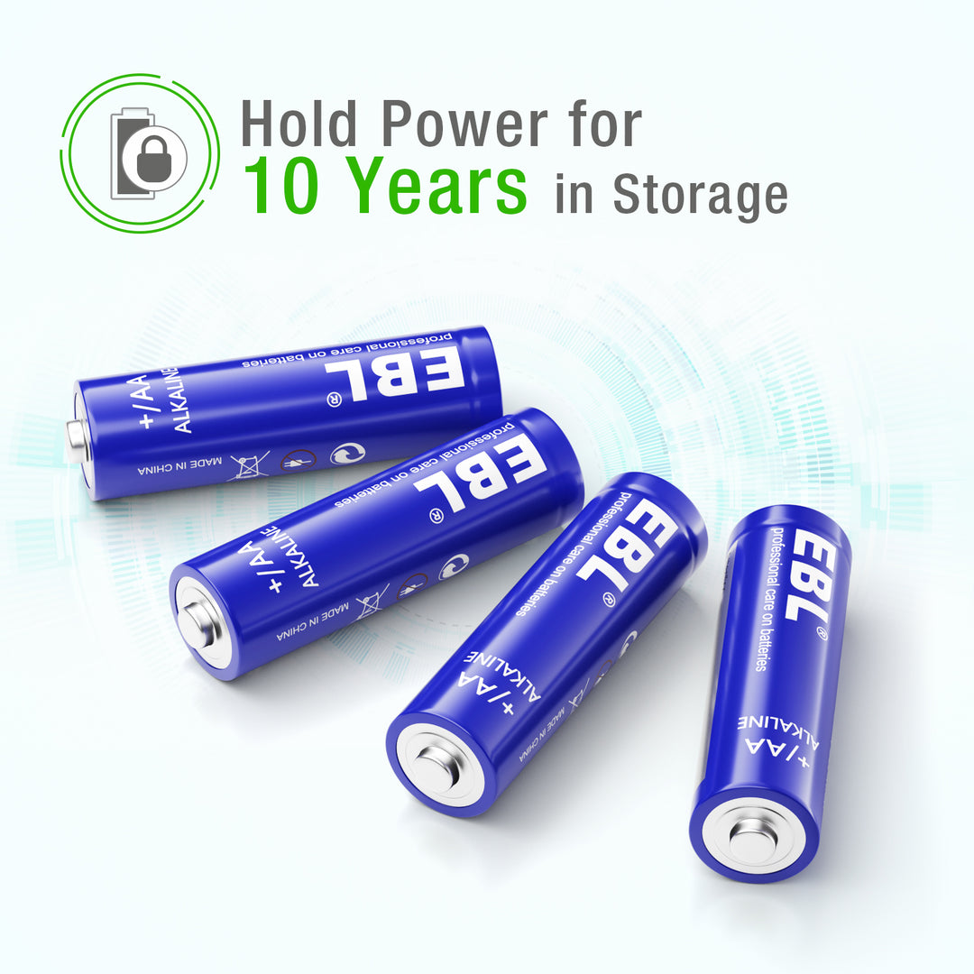 EBL 1.5v AA Alkaline Batteries - EBLOfficial