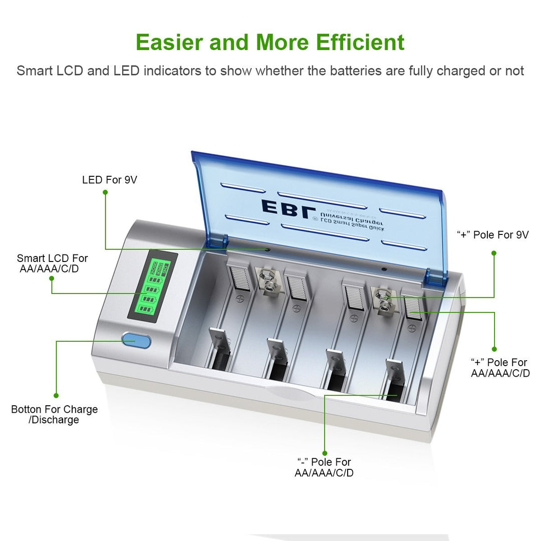 EBL 906 Smart Battery Charger