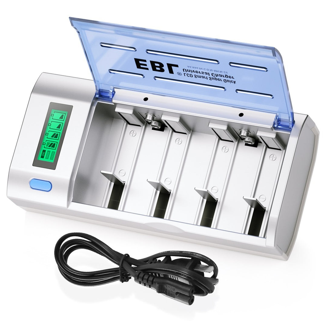 EBL Smart Rapid Chargeur de Batterie pour Maroc